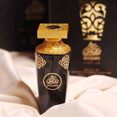 Madawi Perfume - 90ml by Arabian Oud | A Luxurious & Long-Lasting Feminine Scent - عطر مضاوي - 90 مل من العربية للعود | لمسة فاخرة من الأنوثة والرقي تدوم طويلًا