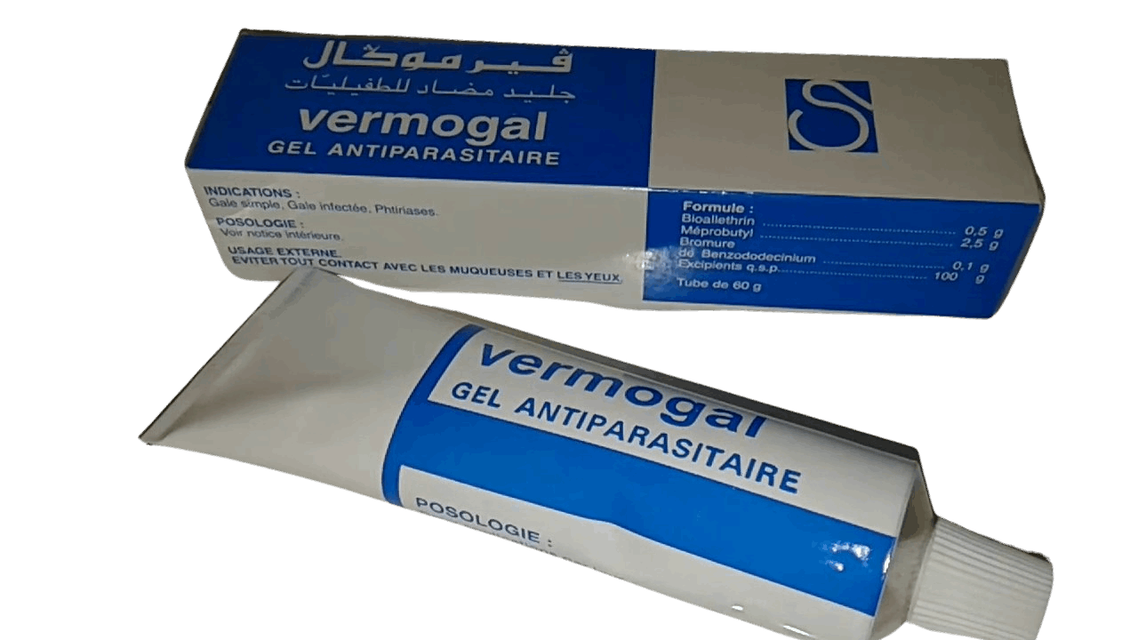 Vermogal Cream - Anti-Parasitic Treatment for Lice and Scabies - كريم فيرموكال - مضاد للطفيليات لعلاج القمل والجرب
