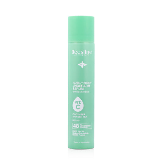 Radiant Bright Underarm Serum – Cucumber Bright & Green Tea – 150ml | Beesline - سيروم راديانت برايت للإبط – بالخيار والشاي الأخضر – 150 مل | بيزلاين