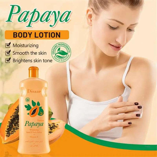 Papaya Whitening Hand & Body Lotion + Vitamin E extract -لوشن البابايا مبيض للجسم واليدين مع فيتامين