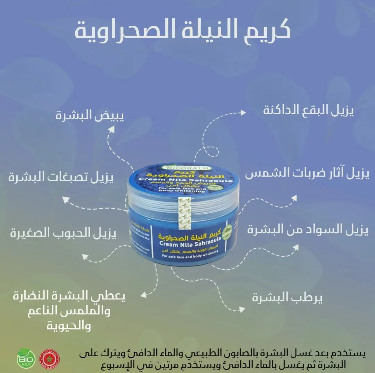 فوايد النيلة الزرقاء