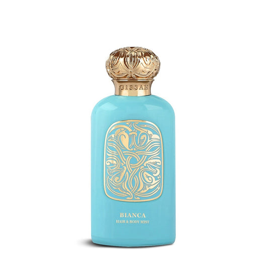 Bianca Hair & Body Mist – 80ML by Gissah | Feminine Floral Fruity Fragrance -عطر بيانكا للشعر والجسم - 80 مل من قصة | بخاخ نسائي برائحة الزهور والفواكه