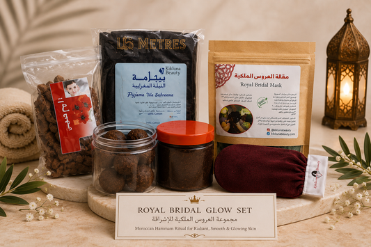 Royal Bridal Glow Set – Moroccan Hammam & Sudanese Body Care | مجموعة العروس الملكية