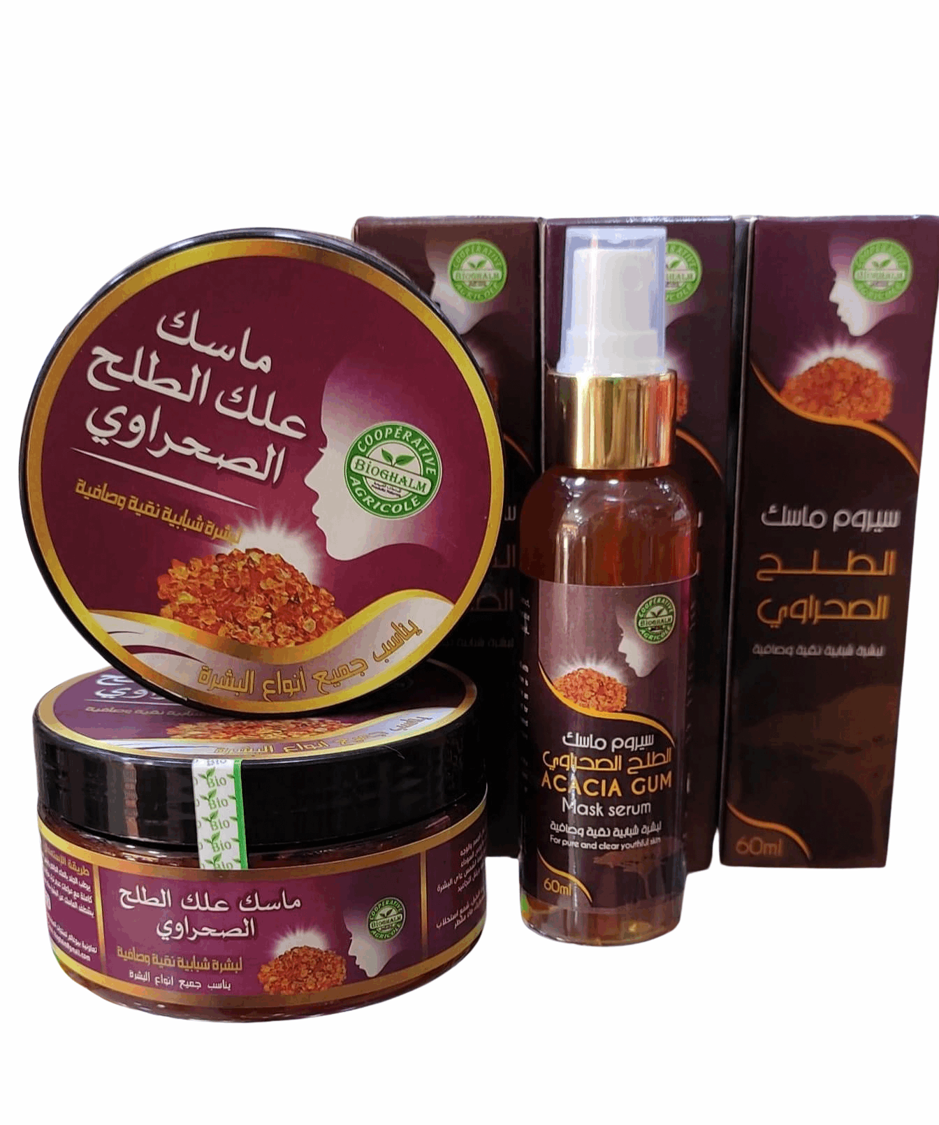 Desert Acacia Mask Serum and Desert Acacia Gum Mask
- سيروم ماسك الطلح الصحراوي و ماسك علك الطلح الصحراوي