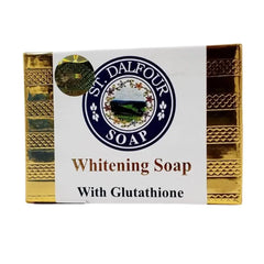 St. Dalfour whitening soap with glutathione gold package صابون دالفور بالجلوتاثيون