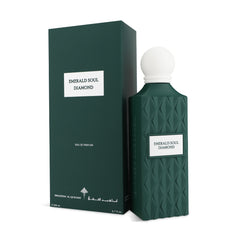 Emerald Soul Diamond Light Fragrance - 200ML by IBRAQ | Luxurious Citrus, Spicy & Vanilla Perfume - عطر إيميرالد سول دايموند - 200 مل من إبراهيم القرشي | عطر فاخر برائحة البرغموت، التوابل، والفانيليا