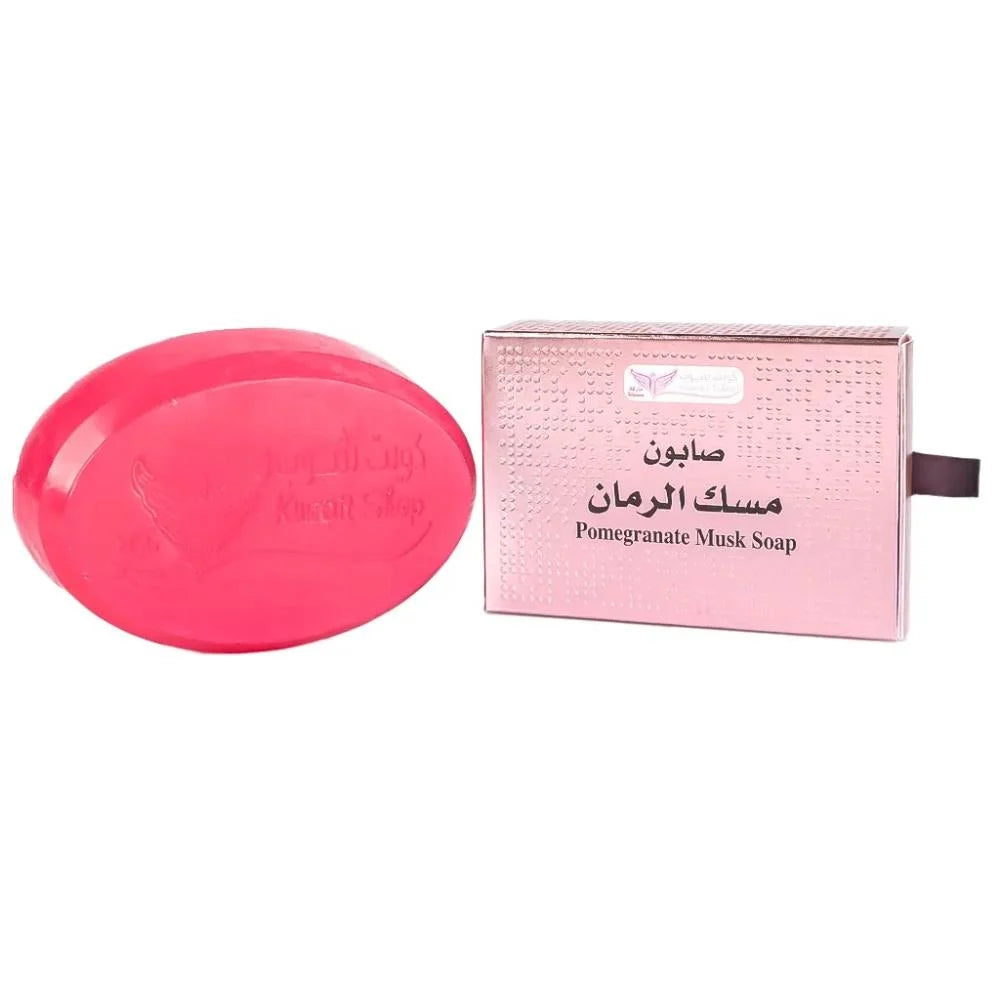 صابونة مسك الرمان برائحة فاخرة لترطيب وتنظيف البشرة