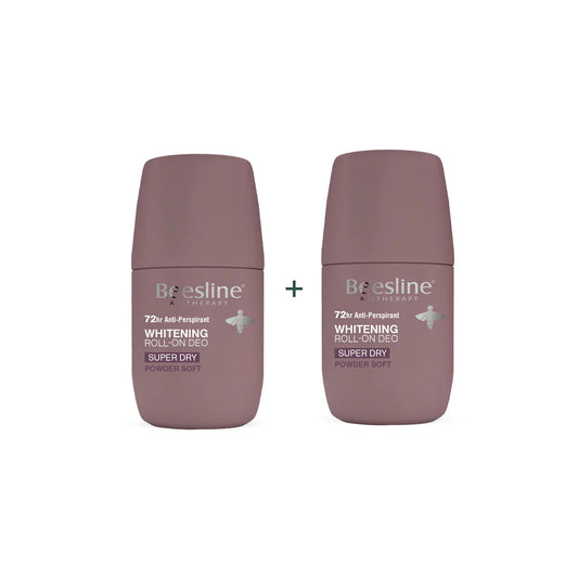 Beesline Powder Soft Roll-On Deodorant | 48H Protection with a Silky Soft Touch - بيزلين مزيل عرق رول أون بودر سوفت | حماية تدوم 48 ساعة مع لمسة حريرية ناعمة