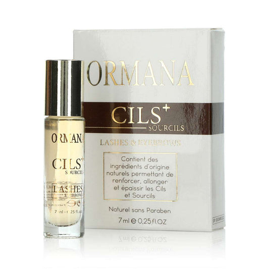 Lashes & Eyebrow Cils+ Oil by Ormana - 7ML | Natural Lash & Brow Growth Treatment - زيت سيلس+ للرموش والحواجب - 7 مل من اورمانا | معالج طبيعي لتكثيف وإطالة الرموش والحواجب