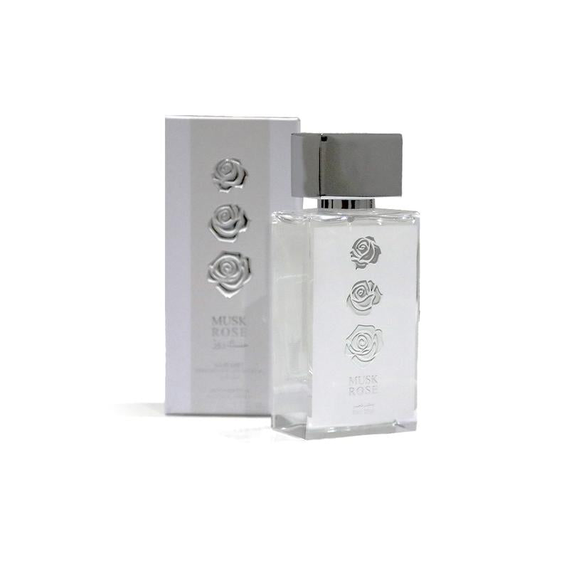Musk Rose Hair Mist - 50ML by Arabian Oud | Luxurious Hair Perfume with Rose, Musk & Vanilla - مسك روز ميست للشعر - 50 مل من العربية للعود | بخاخ شعر فاخر برائحة الفواكه والورد والمسك
