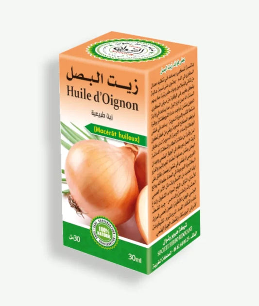 Onion Hair Oil – Boosts Growth & Reduces Hair Fall – 30ml -زيت البصل الطبيعي – لتكثيف الشعر وتحفيز النمو – 30 مل