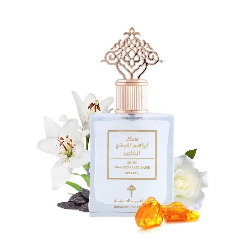 Ibrahim Al Qurashi Exclusive Musk | Luxury Long-Lasting Oriental Perfume - مسك إبراهيم القرشي الخاص | عطر شرقي فخم يدوم طويلًا