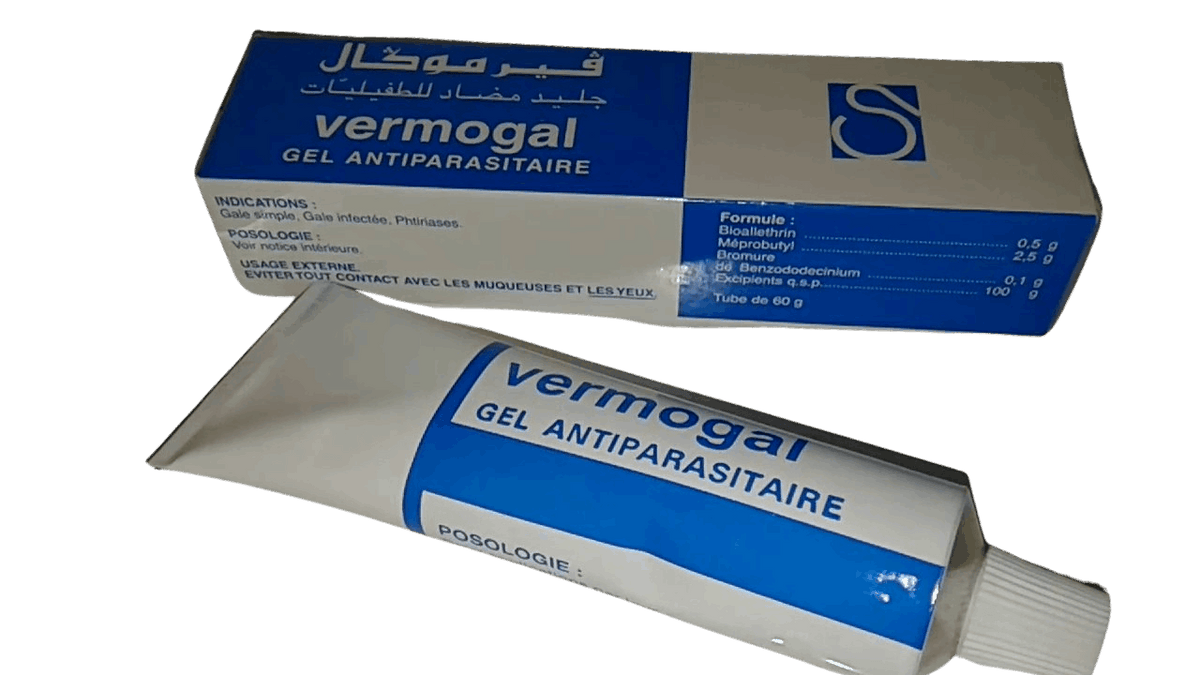 Vermogal Cream - Anti-Parasitic Treatment for Lice and Scabies - كريم فيرموكال - مضاد للطفيليات لعلاج القمل والجرب