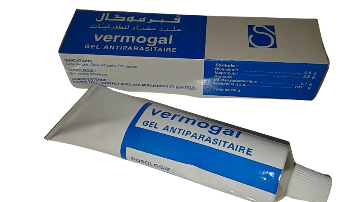 Vermogal Cream - Anti-Parasitic Treatment for Lice and Scabies - كريم فيرموكال - مضاد للطفيليات لعلاج القمل والجرب