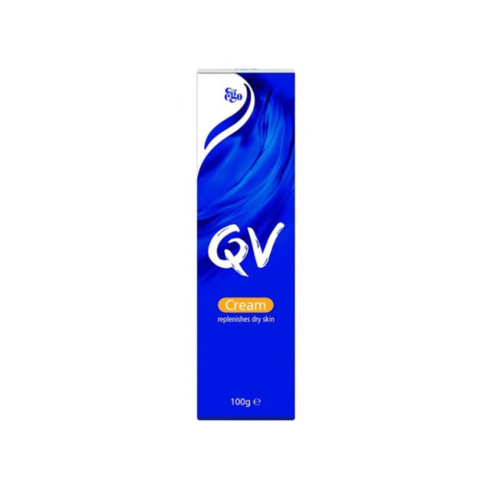 QV Skin Cream 100GM - Intense Moisturizer for Dry & Sensitive Skin - كريم QV للبشرة - مرطب مكثف للبشرة الجافة والحساسة 100 جم