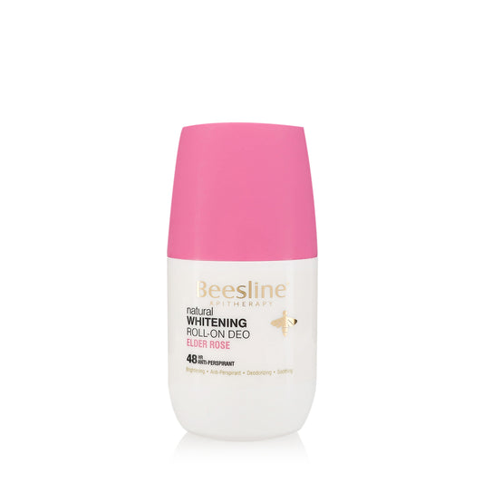Beesline Elder Rose Roll-On Deodorant | 48H Protection with Luxurious Rose Scent - بيزلين مزيل عرق رول أون إيلدر روز | حماية تدوم 48 ساعة برائحة الورد الفاخرة