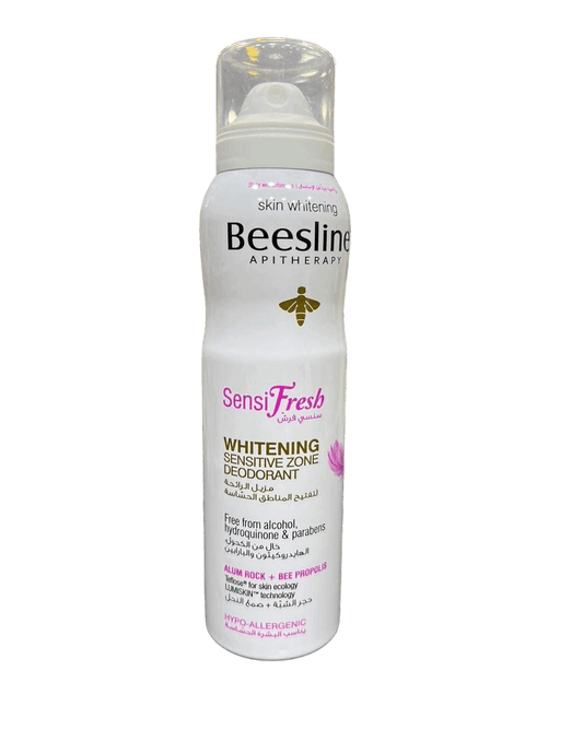 Beesline Intimate Deodorant & Lightening Spray – 150ml | Odor Control & Skin Tone Unification - بيزلين مزيل عرق ومفتح للمناطق الحساسة – 150 مل | توحيد لون البشرة ومنع الروائح