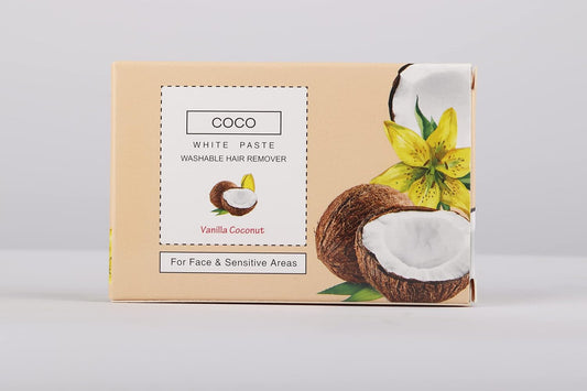 Coco Wax White Paste - Vanilla Coconut 100g - عجينة بيضة Coco White Paste - بالفانيليا وجوز الهند - 100 جم