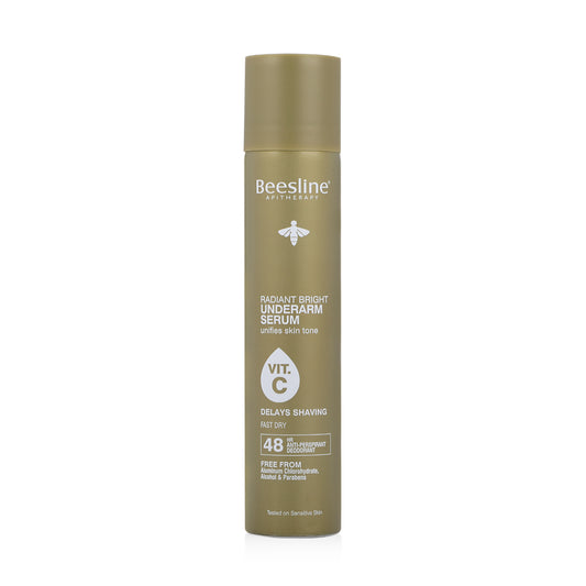 Radiant Bright Underarm Serum – Delays Shaving 150ml | Beesline Brightening & 48HR Antiperspirant -سيروم راديانت برايت للإبط – لتأخير نمو الشعر 150 مل | بيزلاين تفتيح + مزيل عرق 48 ساعة