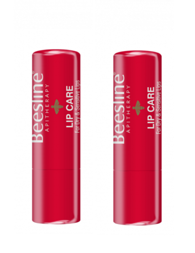 Beesline Lip Care Shimmery Cherry - 1+1 Offer - بيزلين مرطب الشفاه اللامع بنكهة الكرز - عرض 1+1