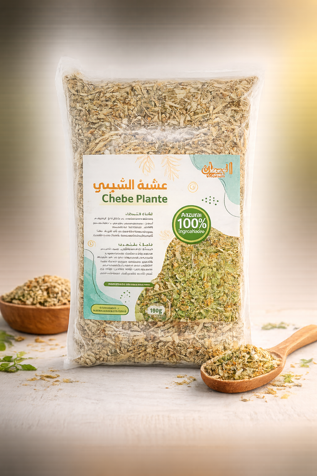 Chebe Powder 500g for Hair Growth | 100% Natural Chébé Powder for Longer, Thicker Hair | بودرة الشيبي لتطويل وتكثيف الشعر
