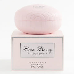 Rose Berry Glitter Shimmer Body Powder - بودرة الجسم اللامعة