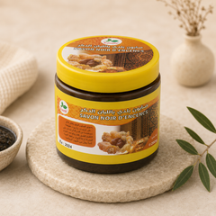 Moroccan black soap for a weekly hammam body care routine