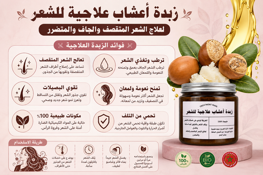 Therapeutic Herbal Hair Mask - ماسك اعشاب علاجية للشعر