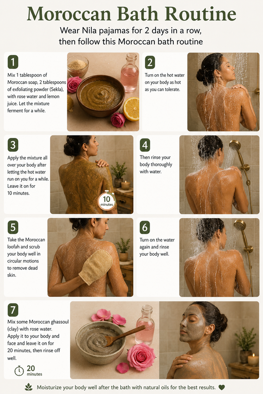 Royal Bridal Glow Set – Moroccan Hammam & Sudanese Body Care | مجموعة العروس الملكية