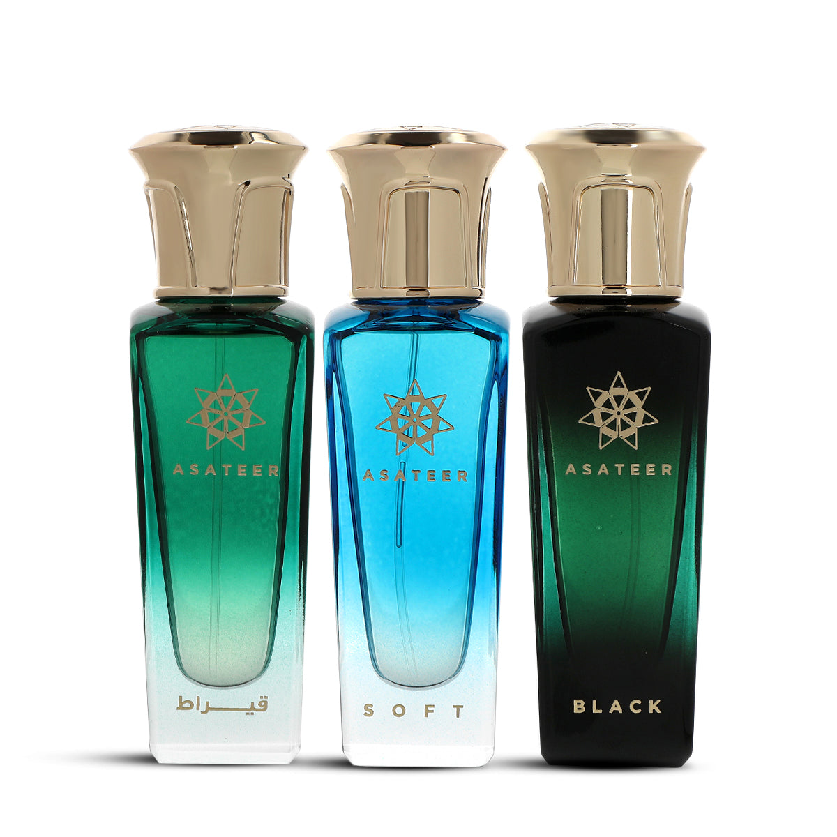 Best Collection Perfume Set – Asateer | 3×30ml Eau de Parfum (Unisex) - مجموعة عطور بست كوليكشن – أساطير | 3 × 30 مل أو دو بارفان (للجنسين)