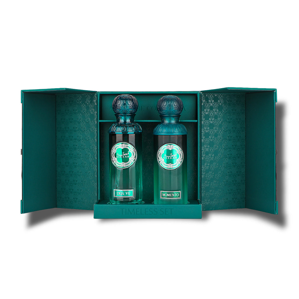 Timeless Perfume Set – Gissah | Momento & Déjà Vu 2x90ml | Luxury