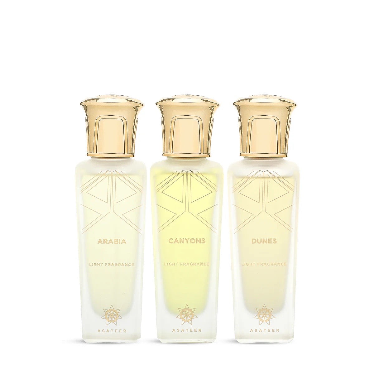 The Queens by Asateer Arabia Canyons Dunes light fragrance set