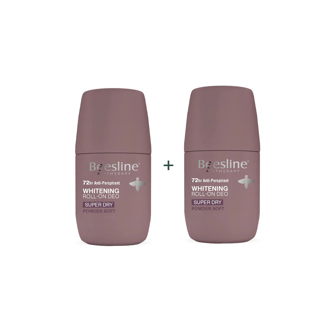 Beesline Powder Soft Roll-On Deodorant | 48H Protection with a Silky Soft Touch - بيزلين مزيل عرق رول أون بودر سوفت | حماية تدوم 48 ساعة مع لمسة حريرية ناعمة