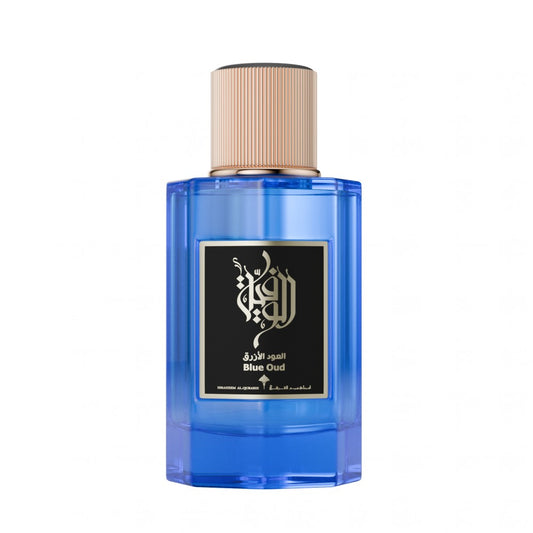 Blue Oud Al Wafia Eau de Parfum – Ibraheem Al Qurashi (IBRAQ) | 100ml Unisex -  عطر الوفية العود الأزرق – ابراق إبراهيم القرشي | 100 مل للجنسين