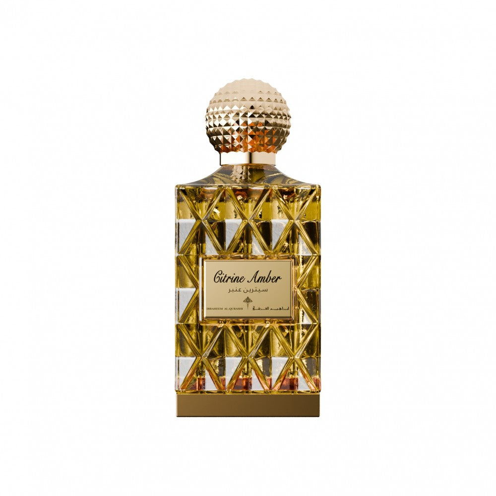 Citrine Amber Eau de Parfum – 75ml | Ibraq Ibraheem Al Qurashi | Oriental Woody Unisex Perfume - عطر سيترين عنبر – 75 مل | إبراق إبراهيم القرشي | عطر شرقي خشبي للجنسين