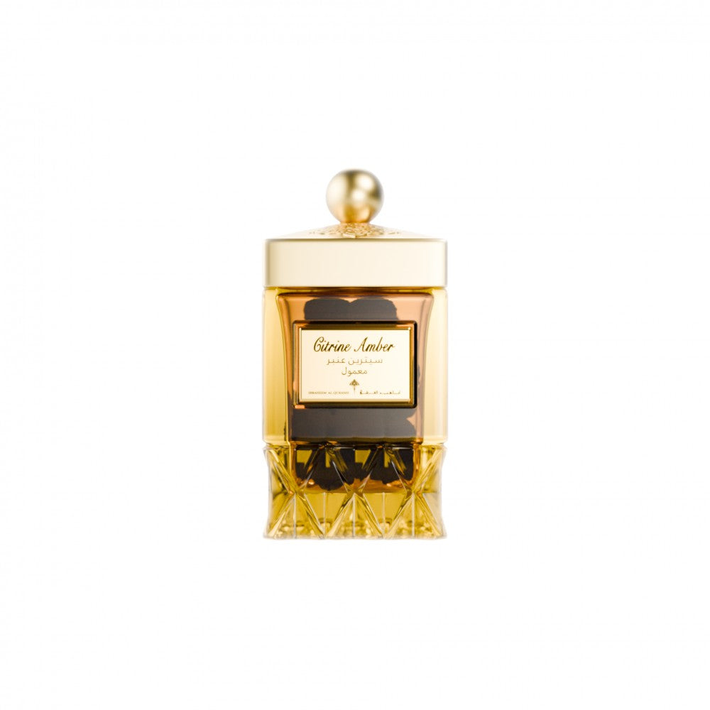Mabsous Citrine Amber - 50g | A Luxurious Oud Blend by Ibrahim Al Qurashi - مبثوث سيترين عنبر - 50 جم من إبراهيم القرشي | مزيج فاخر من العود والزعفران والعنبر