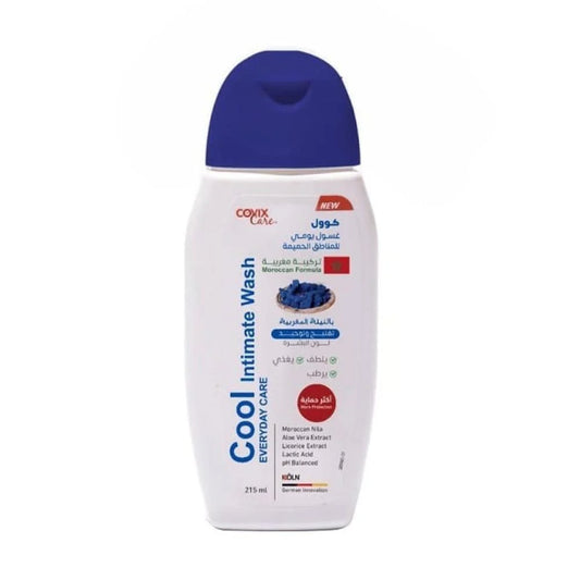 Covix Care Intimate Wash with Moroccan Indigo | Brightening, Cleansing & Hydrating - غسول كوفيكس كير بالنيلة المغربية | تفتيح، تنظيف، وترطيب طبيعي للمناطق الحساسة