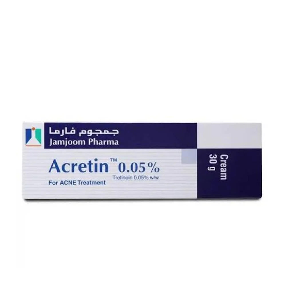 Acretin 0.05% cream for acne treatment -اكرتين لعلاج حب الشباب    0.05%