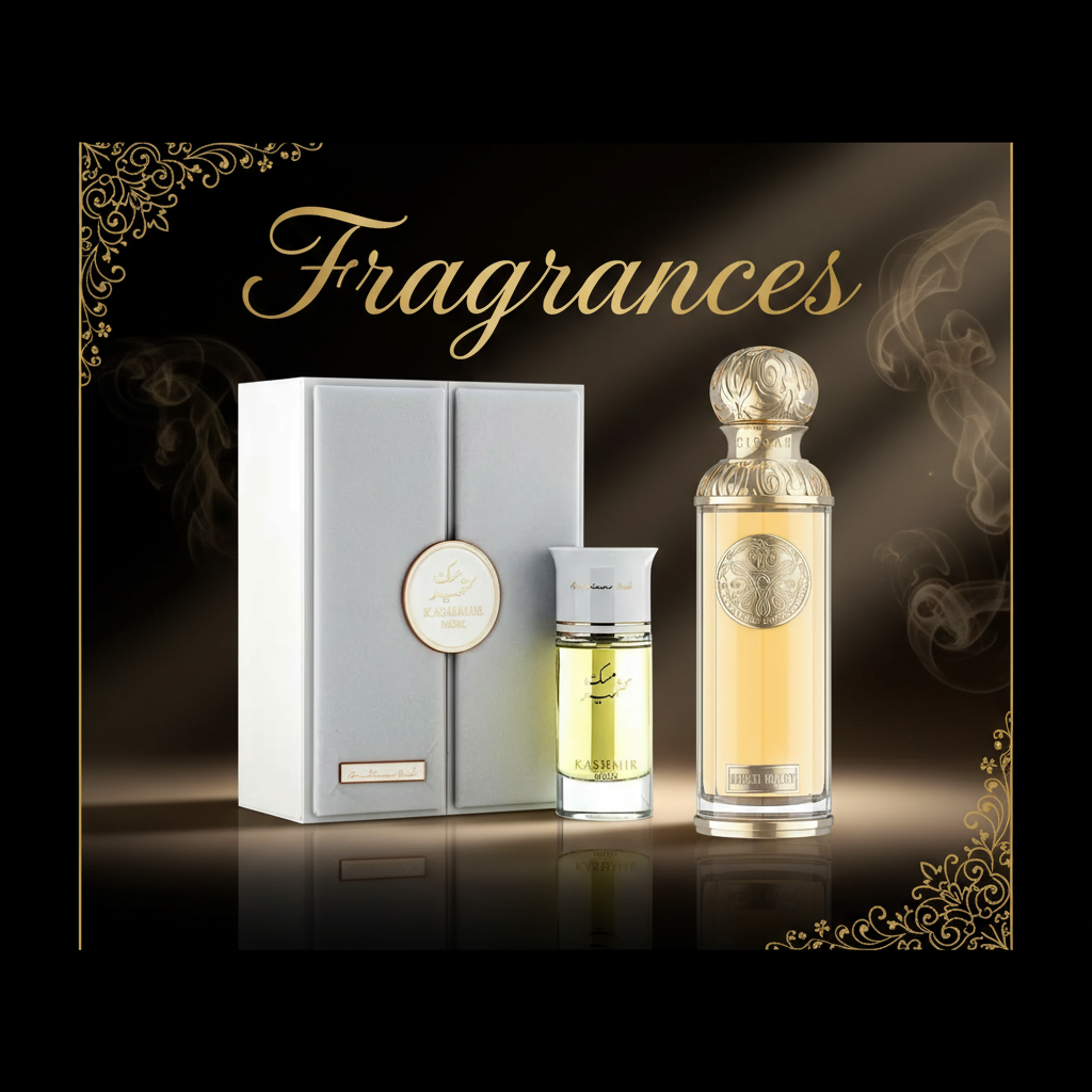 Fragrances Banner with Your Products