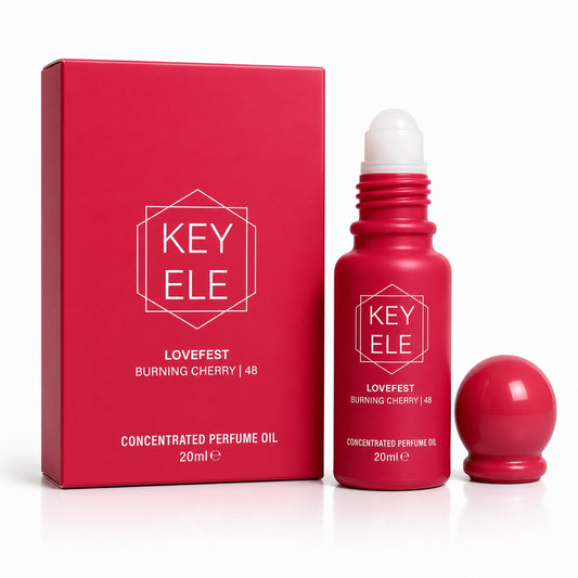 KEY ELE Lovefest Burning Cherry 48 concentrated perfume oil 20ml roll on perfume oil