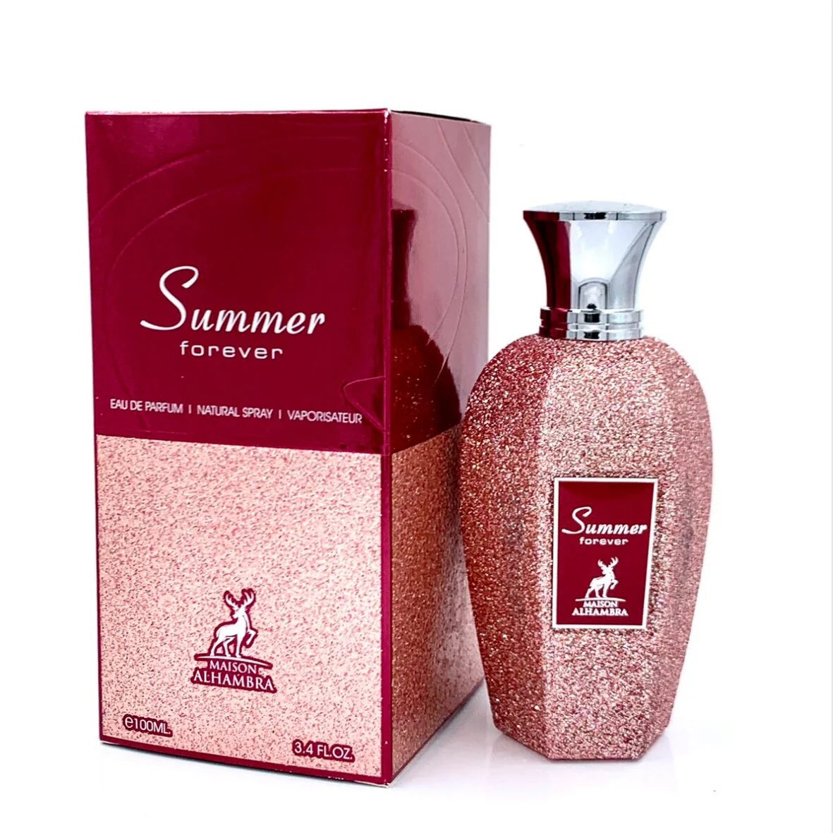 Summer Forever by Maison Alhambra Eau de Parfum for Women 3.4 oz - عطر سمر فوريفر للنساء – 100مل من الهمبرا للعطور الامارتية