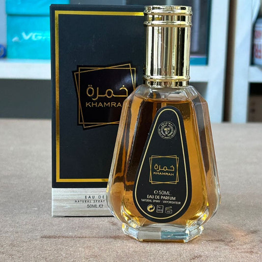 Khomrah 50ml – Authentic Oriental Perfume with Oud, Musk, Amber, and Saffron - خُمرة 50 مل – عطر شرقي فاخر بمزيج العود، المسك، والعنبر والزعفران