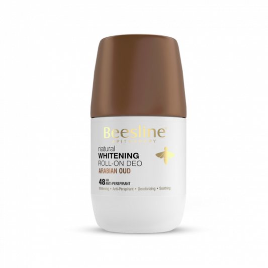 Beesline Arabian Oud Roll-On Deodorant | 48H Protection with Luxurious Oriental Scent - بيزلين مزيل عرق رول أون بالعود العربي | حماية تدوم 48 ساعة برائحة شرقية فاخرة