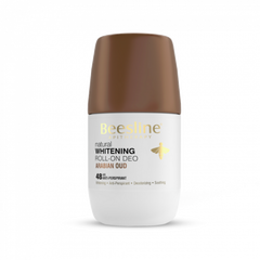 Beesline Arabian Oud Roll-On Deodorant | 48H Protection with Luxurious Oriental Scent - بيزلين مزيل عرق رول أون بالعود العربي | حماية تدوم 48 ساعة برائحة شرقية فاخرة
