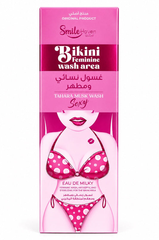 Smile Heaven Tahara Musk feminine wash area product packaging