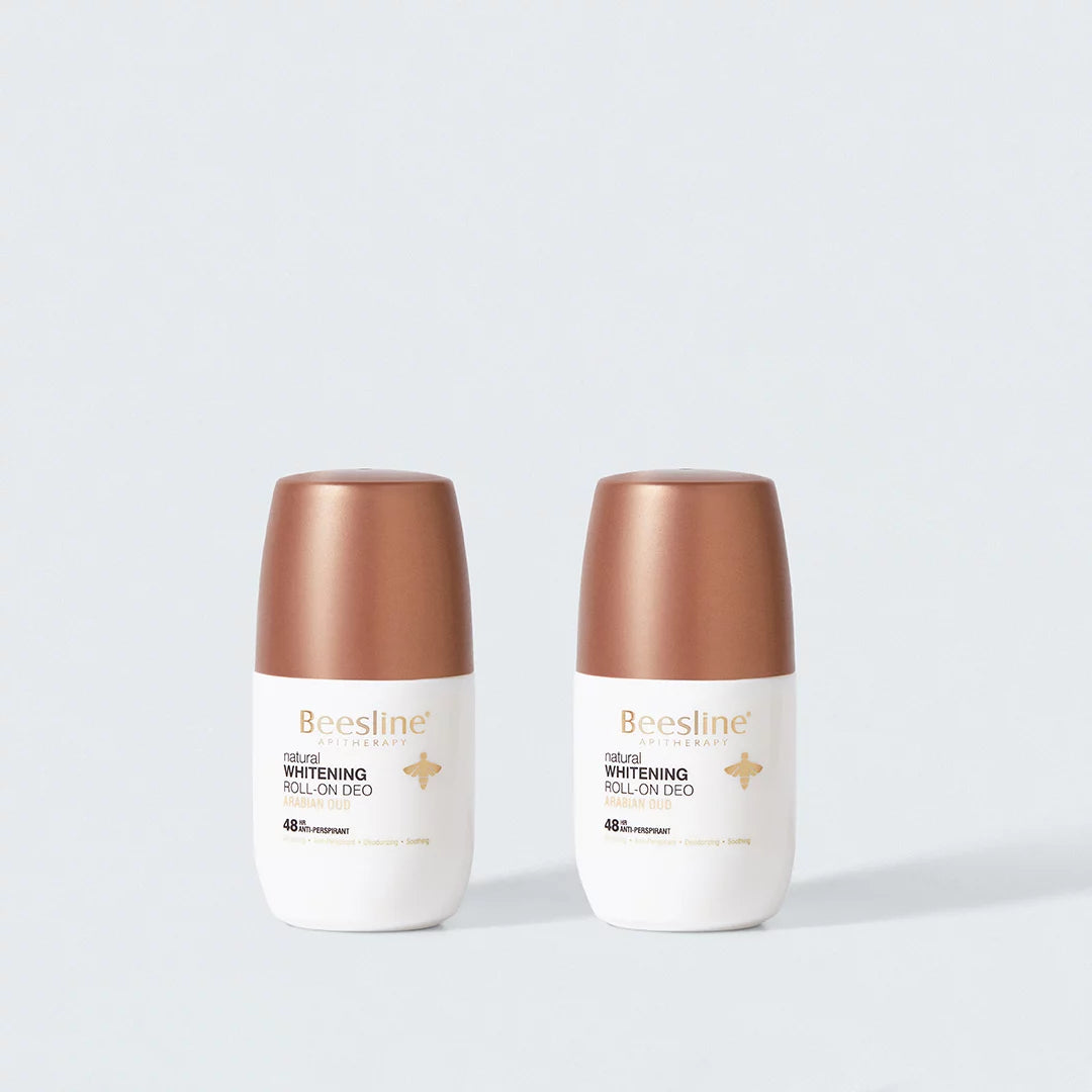 Beesline Arabian Oud Roll-On Deodorant | 48H Protection with Luxurious Oriental Scent - بيزلين مزيل عرق رول أون بالعود العربي | حماية تدوم 48 ساعة برائحة شرقية فاخرة